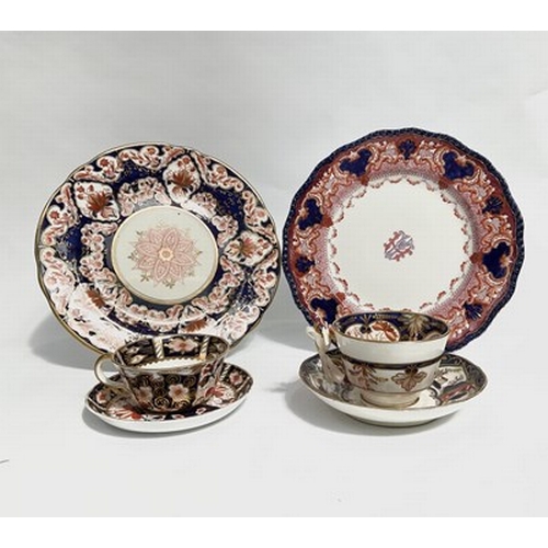 141 - A collection of chinaware in the Imari palette many gilt-heightened by Royal Crown Derby, Thomas Bev... 