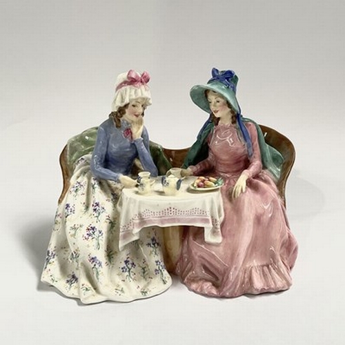 158 - A Royal Doulton figure group, 'Afternoon Tea', circa 1920