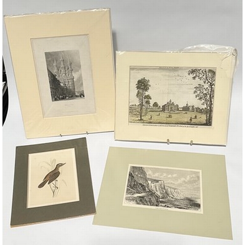 18 - A collection of early 19th century varying prints to include local scenes and works after J. W. Reyn... 