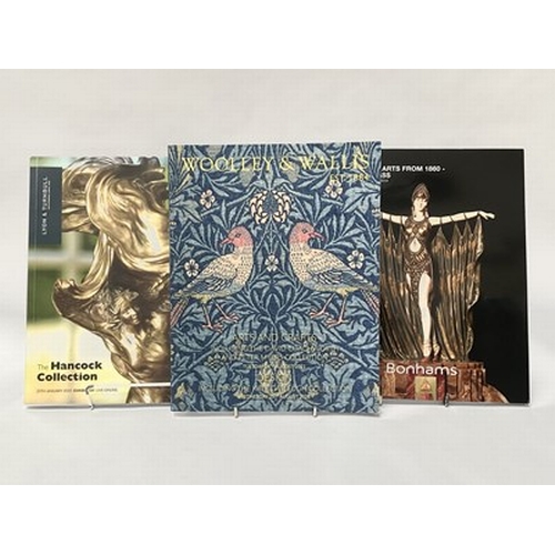 30 - A large collection of auction catalogues from Sotheby's, Woolley & Wallis, Bonhams, Lyon & Turnbull ... 