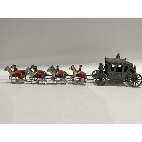 301 - A Lesney 1953 Coronation Coach and horses diecast toy