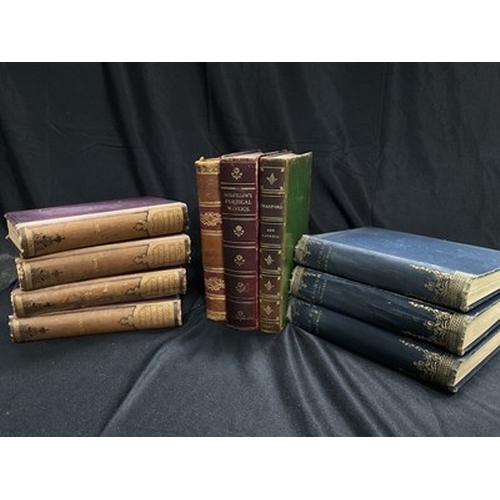 32 - An assortment of 19th century and midcentury poetical and historical works (1 tray)