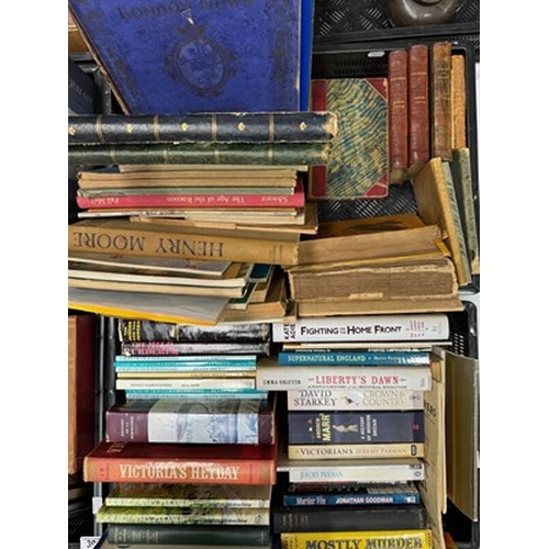 40 - An assortment of books and art journals including a First Edition paperback copy of James Duckworth ... 