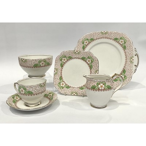 86 - An assortment of china tea sets, to include Roslyn bone china, Collingwood, Royal standard, and Roya... 