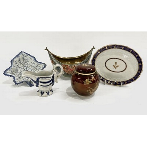 90 - A collection of English and Continental ceramics, including Darby and modern Chinese ware (1 tray)