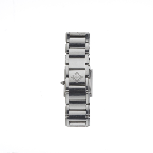 219 - Patek Philippe, a stainless steel diamond Twenty-4 bracelet watch, circa 2006, factory diamond set c... 