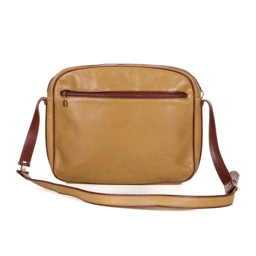 246 - Cartier, a leather Must De Cartier crossbody bag, designed with a grained mustard yellow exterior, w... 