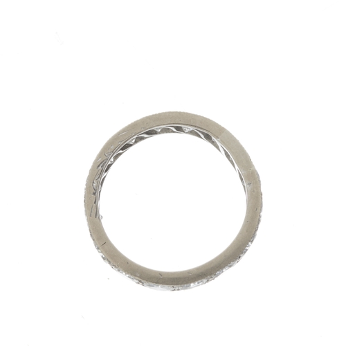 26 - An early 20th century circular-cut diamond full eternity ring, estimated total diamond weight 2.20ct... 