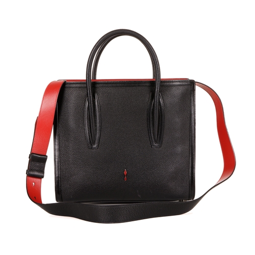 277 - Christian Louboutin, a Studded Paloma tote, designed with a grained black leather exterior, with smo... 