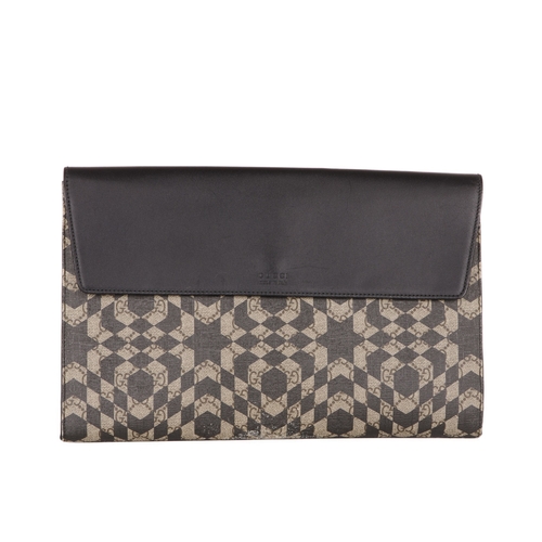 308 - Gucci, a large Supreme Caleido clutch, designed with a GG monogram coated canvas exterior overlayed ... 