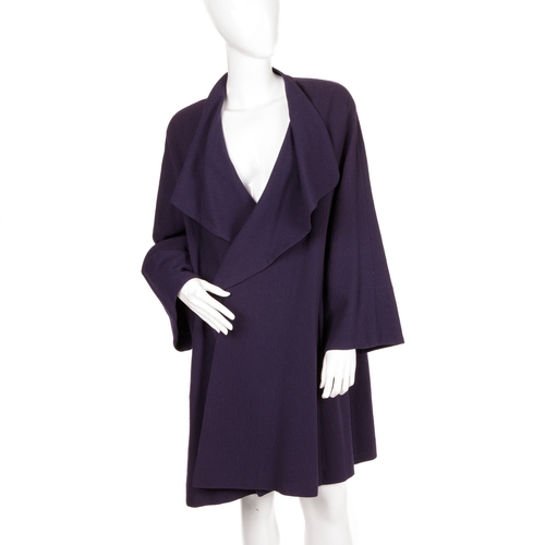 331 - Jean Muir, three lightweight cardigan coats, to include a silk black and white patterned open front ... 