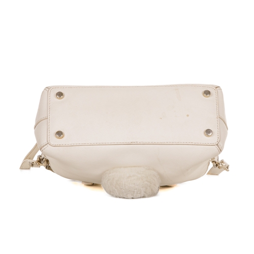 332 - Kate Spade, a Desert Muse Rabbit Hilli handbag, designed with a white saffiano leather exterior, wit... 