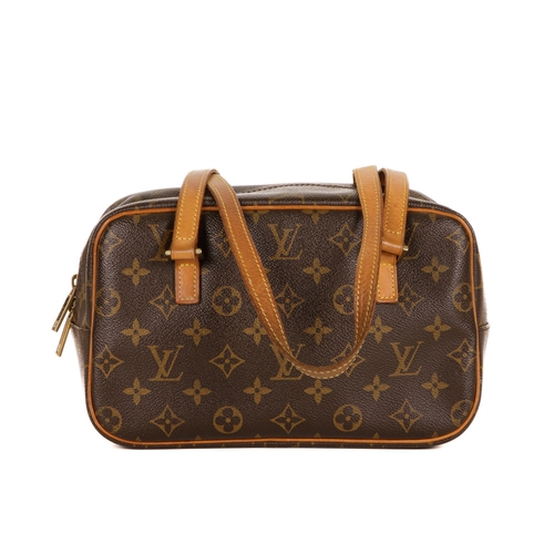 343 - Louis Vuitton, a monogram Cite MM handbag, featuring the maker's classic monogram coated canvas exte... 