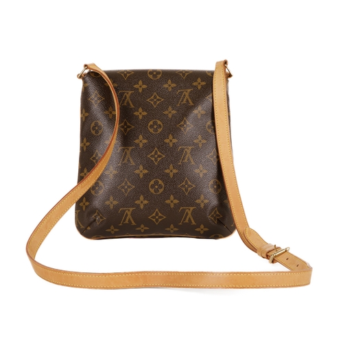 345 - Louis Vuitton, a monogram Musette Salsa handbag, designed with a monogram coated canvas exterior, na... 