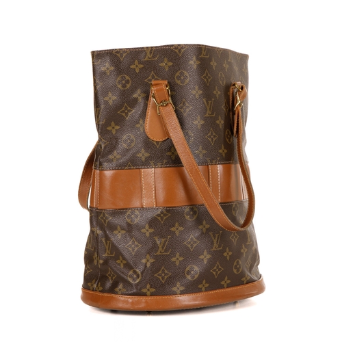 347 - Louis Vuitton, a French Company vintage bucket handbag, designed with the traditional features of th... 