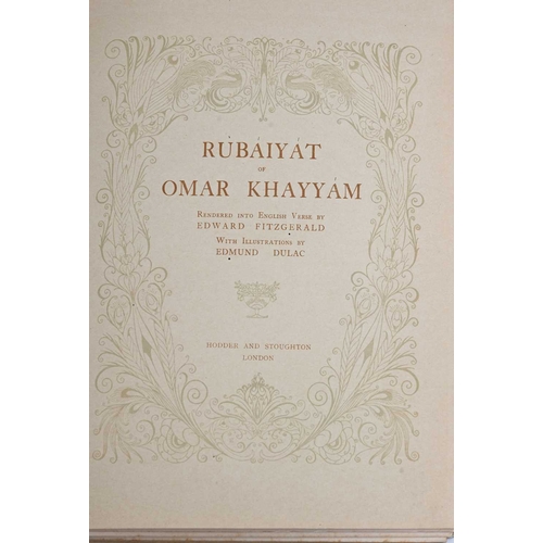 254 - Dulac, Edmund (Illustrator), Fitzgerald, Edward, 'Rubaiyat of Omar Khayyam', Hodder and Stoughton, L... 