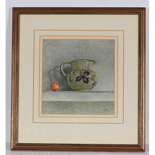 287 - Sue Read (British, 20th/21st Century), Dark Plums; Jug & Cherry and Jug on a Pine, three, all signed... 