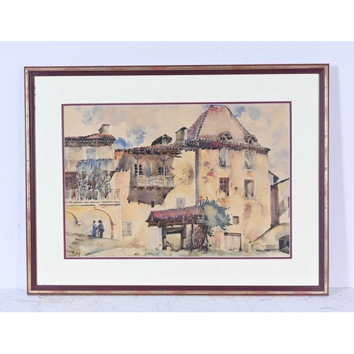 292 - Robert Douglas Wells (British, 1875-1963), Segovia, Spain, signed l.r., titled and dated 1935 verso,... 