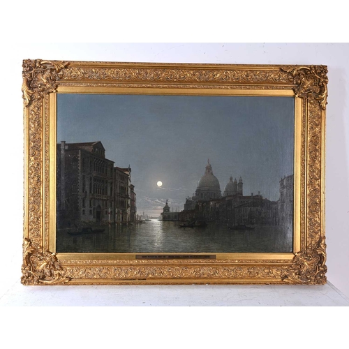 308 - Henry Pether (French, 1800-c.1865), Grande Canal, S. Maria Della Salute, Venice, signed l.l., titled... 