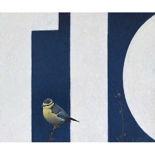 323 - Karl Taylor (British, 1964), Blue Tit; Cemetery Woodpecker and Nuthatch & Birch, three, all signed l... 