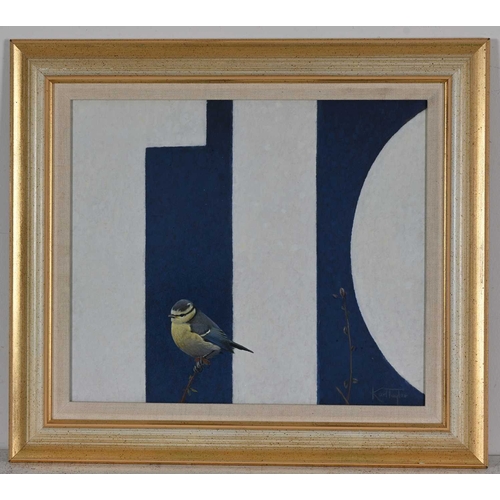 323 - Karl Taylor (British, 1964), Blue Tit; Cemetery Woodpecker and Nuthatch & Birch, three, all signed l... 