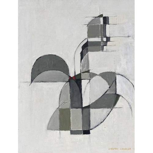 344 - Dorothy Kirkbride (British, 1924-2010), Tarkwa, signed and dated 1960 l.r., titled verso, oil on can... 