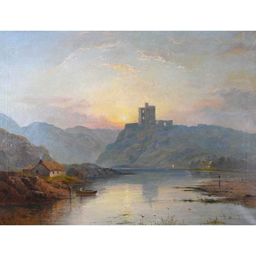 358 - George Blackie Sticks (Scottish, 1843-1938), Norham Castle, signed and dated 1896 l.l., signed, titl... 