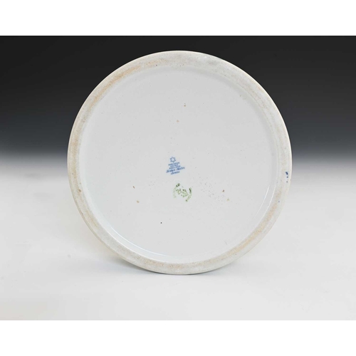 568 - Louis Wain for Paragon China, aTinker Tailor series babys plate, printed with the Busy Tailor in blu... 