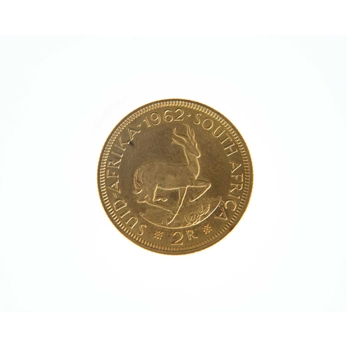 63 - South Africa, gold 2 Rand, 1962