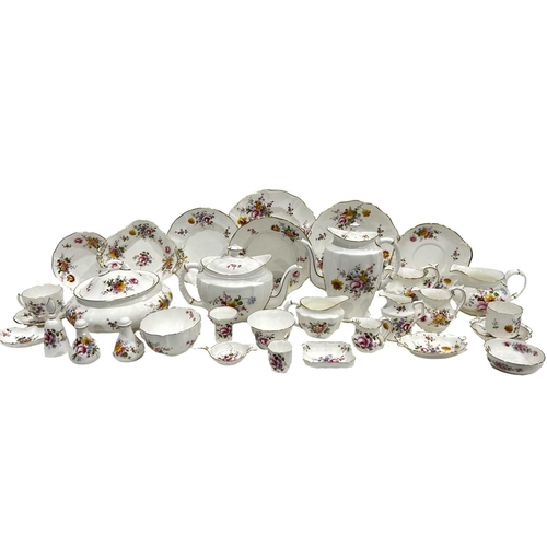 24 - A large service of Royal Crown Derby 'Posies' pattern wares, including tea, coffee and dinner servic... 