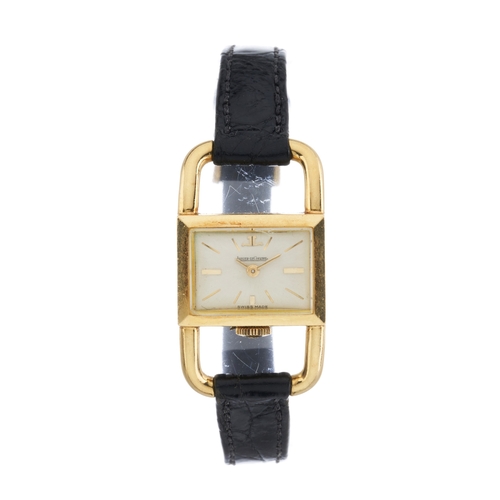 237 - Jaeger-LeCoultre, an 18k gold Ãtrier wrist watch, case number A 1277113, Swiss convention marks, si... 