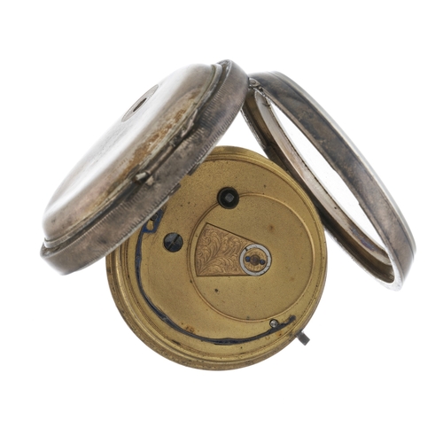 271 - J.G. Graves, Sheffield, a silver open face pocket watch, case number 601772, hallmarks for Chester 1... 