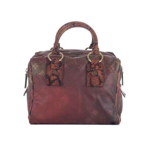 404 - Louis Vuitton x Richard Prince, a limited edition Jokes Mancrazy bag, featuring an acid-washed monog... 