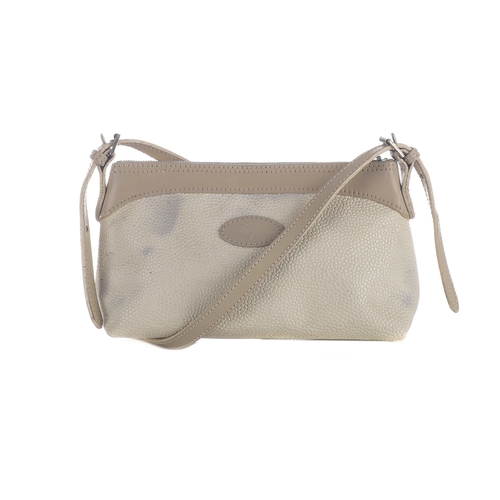 458 - Mulberry, a small cream Scotchgrain handbag, designed with a cream textured scotchgrain exterior wit... 