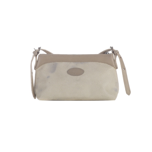 458 - Mulberry, a small cream Scotchgrain handbag, designed with a cream textured scotchgrain exterior wit... 