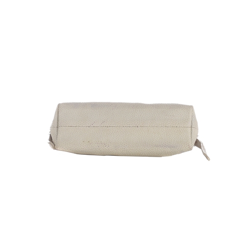 458 - Mulberry, a small cream Scotchgrain handbag, designed with a cream textured scotchgrain exterior wit... 