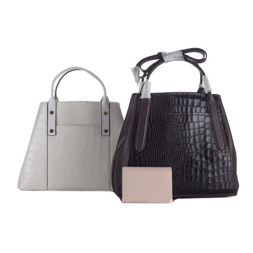 465 - Radley, two handbags and a purse, to include two similar Baylis Road 2.0 handbags in dark brown and ... 