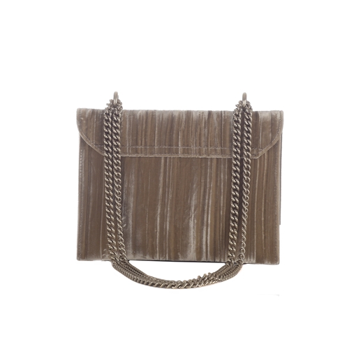 469 - Roger Vivier, a velvet Club Chain Tassel evening bag, featuring a soft crinkled velvet exterior, wit... 