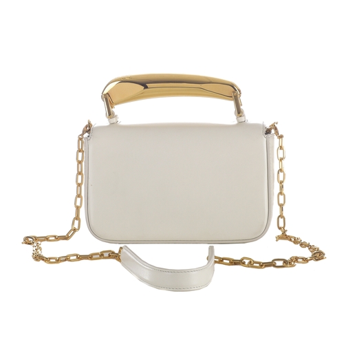 480 - Tom Ford, a Bianca handbag, crafted from smooth cream calf leather, with polished gold-tone hardware... 