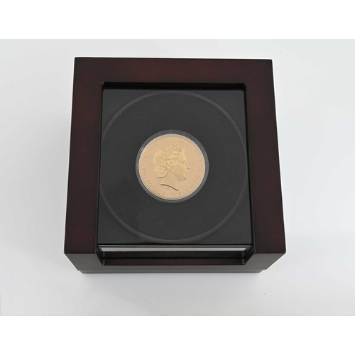 123A - An Elizabeth II gold proof Jersey Ten Pound coin, 2018, Remembrance Poppy Coin, number 10 of an edit... 