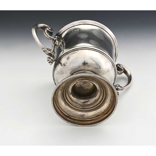 174 - A George V silver two-handled trophy cup, with inscription for the 