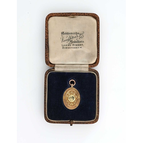 334 - Stanley Matthews, a 9 carat two tone gold Football League Representative Match medal, 22nd October 1... 