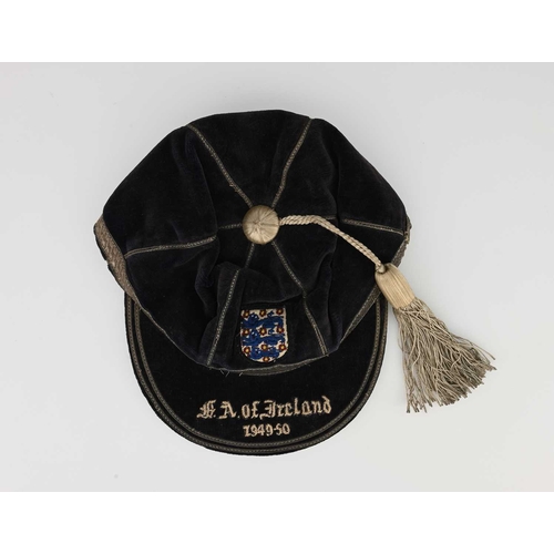 338 - Stanley Matthews, an England international football cap, Football Association of Ireland 1949-50, da... 