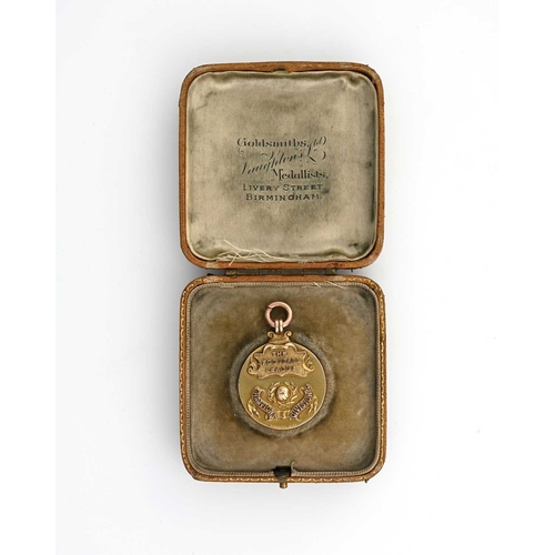 342 - Stanley Matthews, 9 carat gold Football League Champions Division 2 medal, Stoke City Football Club ... 