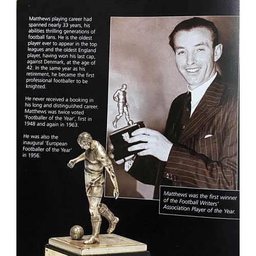 345 - Stanley Matthews, Footballer of the Year trophy 1948, presented by the Football Writers Association,... 