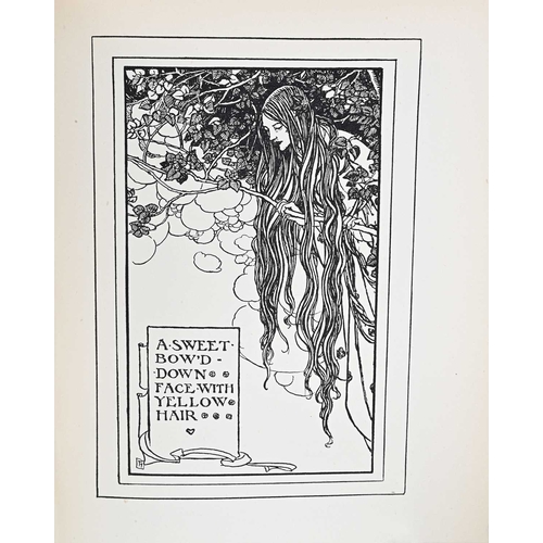 440 - Harrison, Florence (Illustrator), Early Poems of William Morris, 1914, Christina Rosetti Poems, Tenn... 