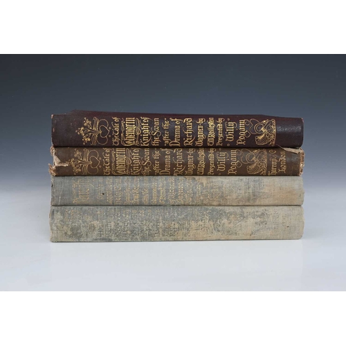 443 - Pogany, Willy, Lohengrin, (two volumes), Tannhauser and Parsifal, cloth bindings (4)