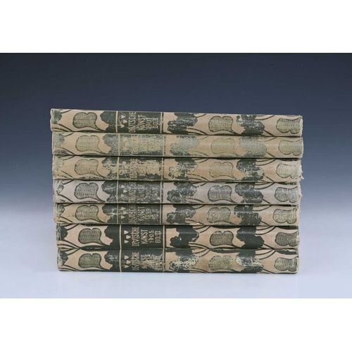 444 - Koch, Alex, Darmstadt, Deutsche Kunst und Dekoration, 1899-1906, seven volumes, cloth bindings (7). ... 