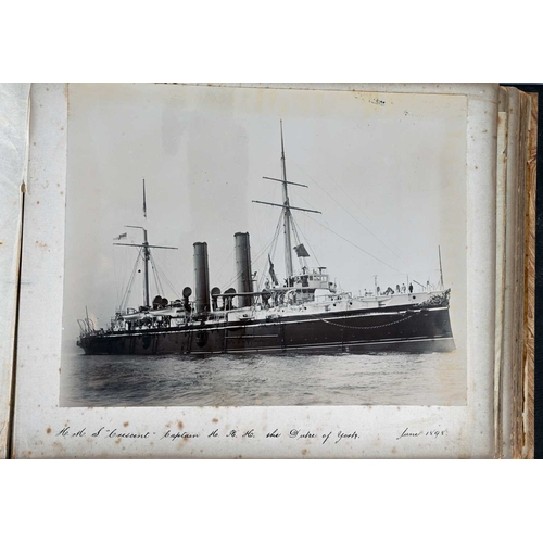 452 - Royal and Naval Interest, Duke of York, later King George V (1865-1936), a photographic album create... 