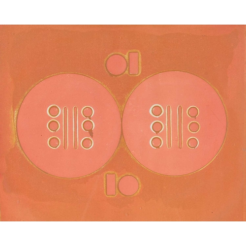 478 - Alistair Grant (British, 1925-1997), Untitled, (Orange Circles), signed l.r., colour etching No.3/20... 